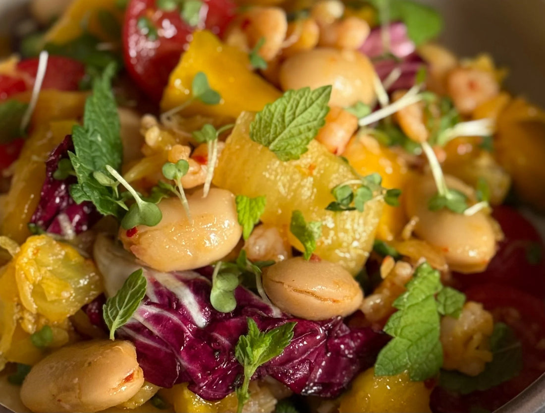 New Tropic Summer Salad with Mango and Beans!  