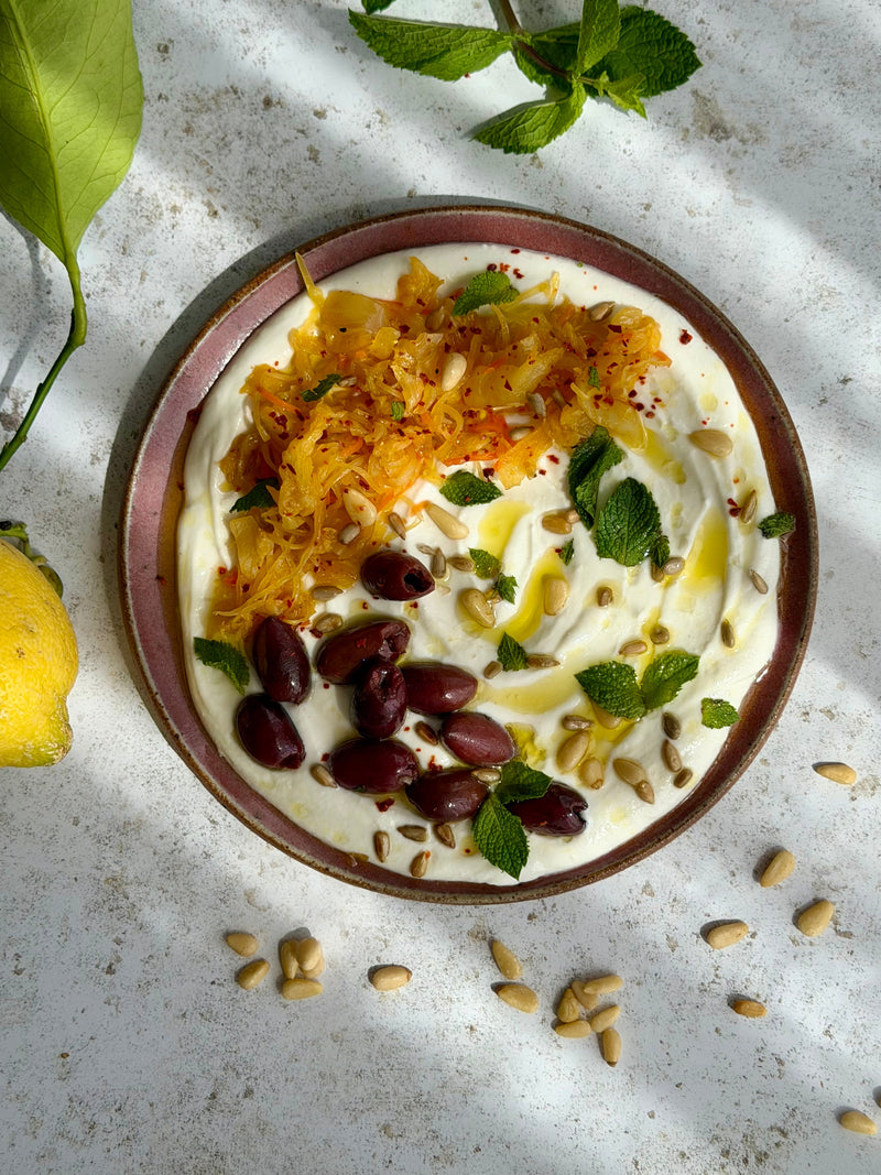 Whipped Feta Plate with New Tropic Kimchi