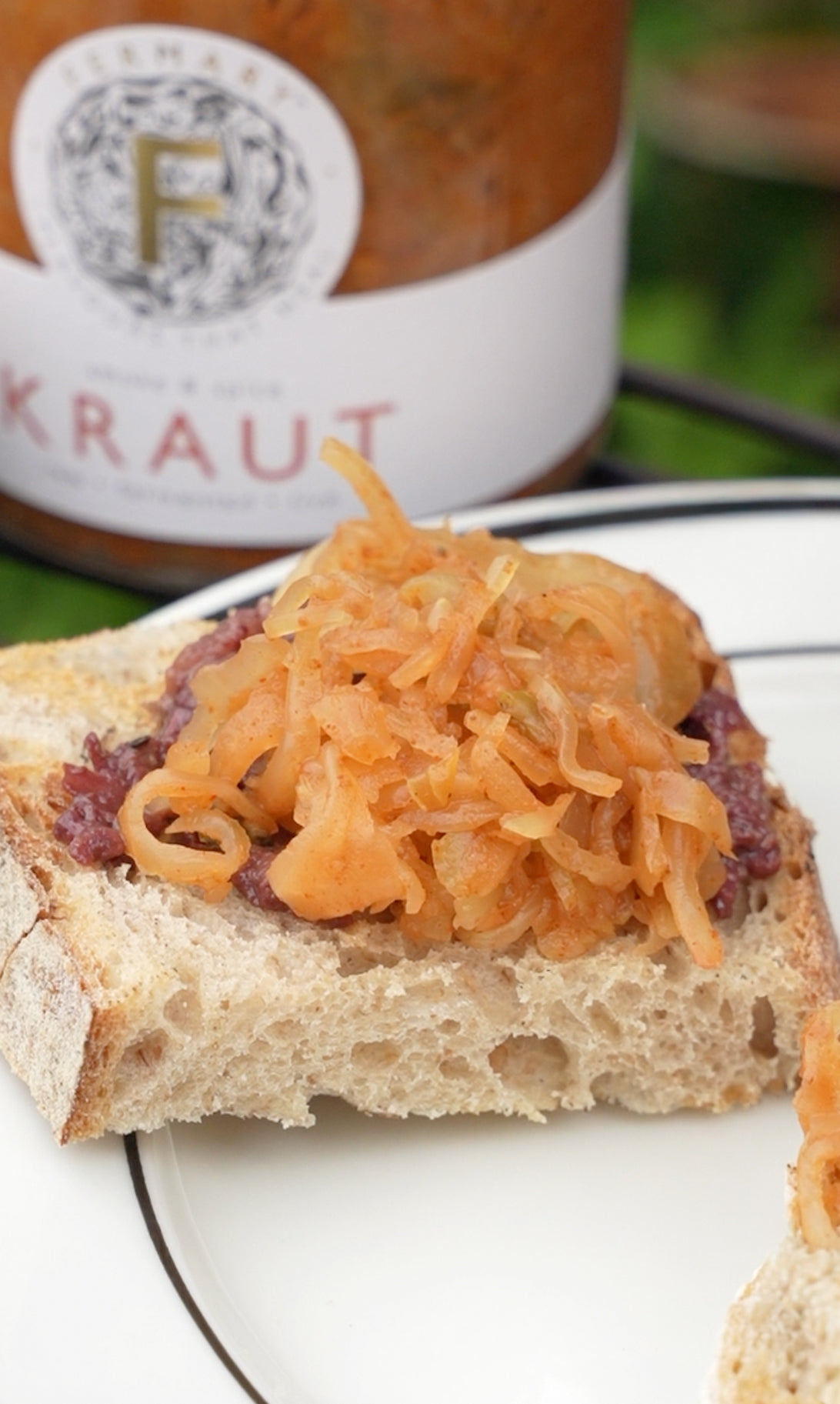  Tapenade Toast with Fermary Kraut Recipe 