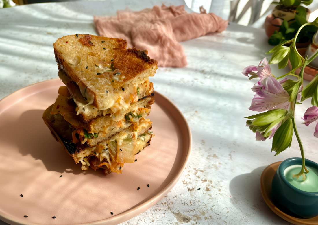  Cheese & Kimchi Toastie 