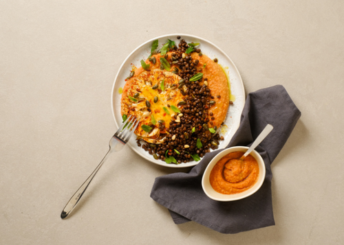 Smoke & Spice Bean Paste with Miso-Roasted Cauliflower